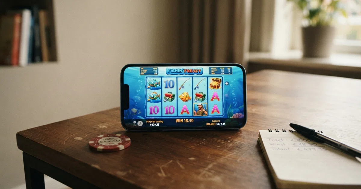 Startscherm van een Nederlands online casino met meerdere Blueprint Gaming-gokkasten in de spellobby