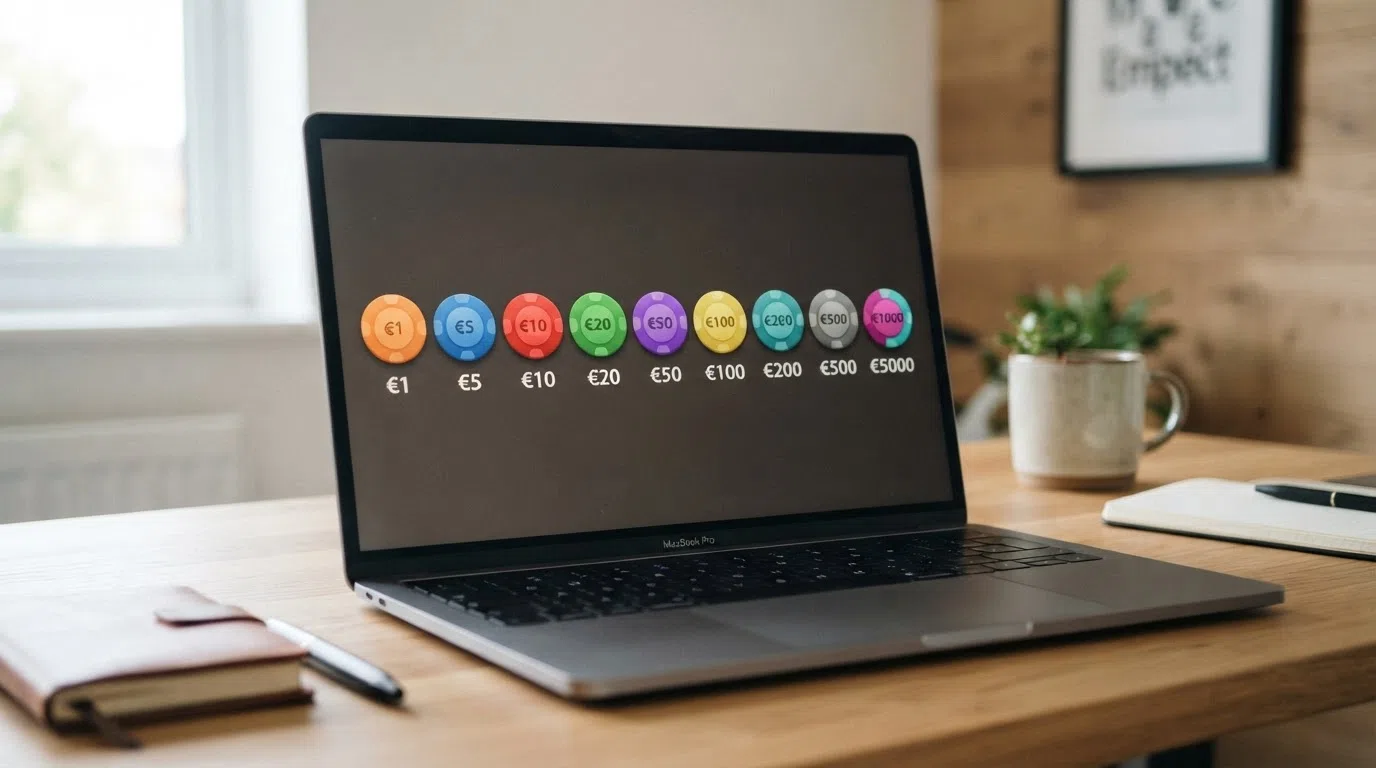 Een rij KSA-vergunde casino-logo's naast elkaar met bonusbedragen